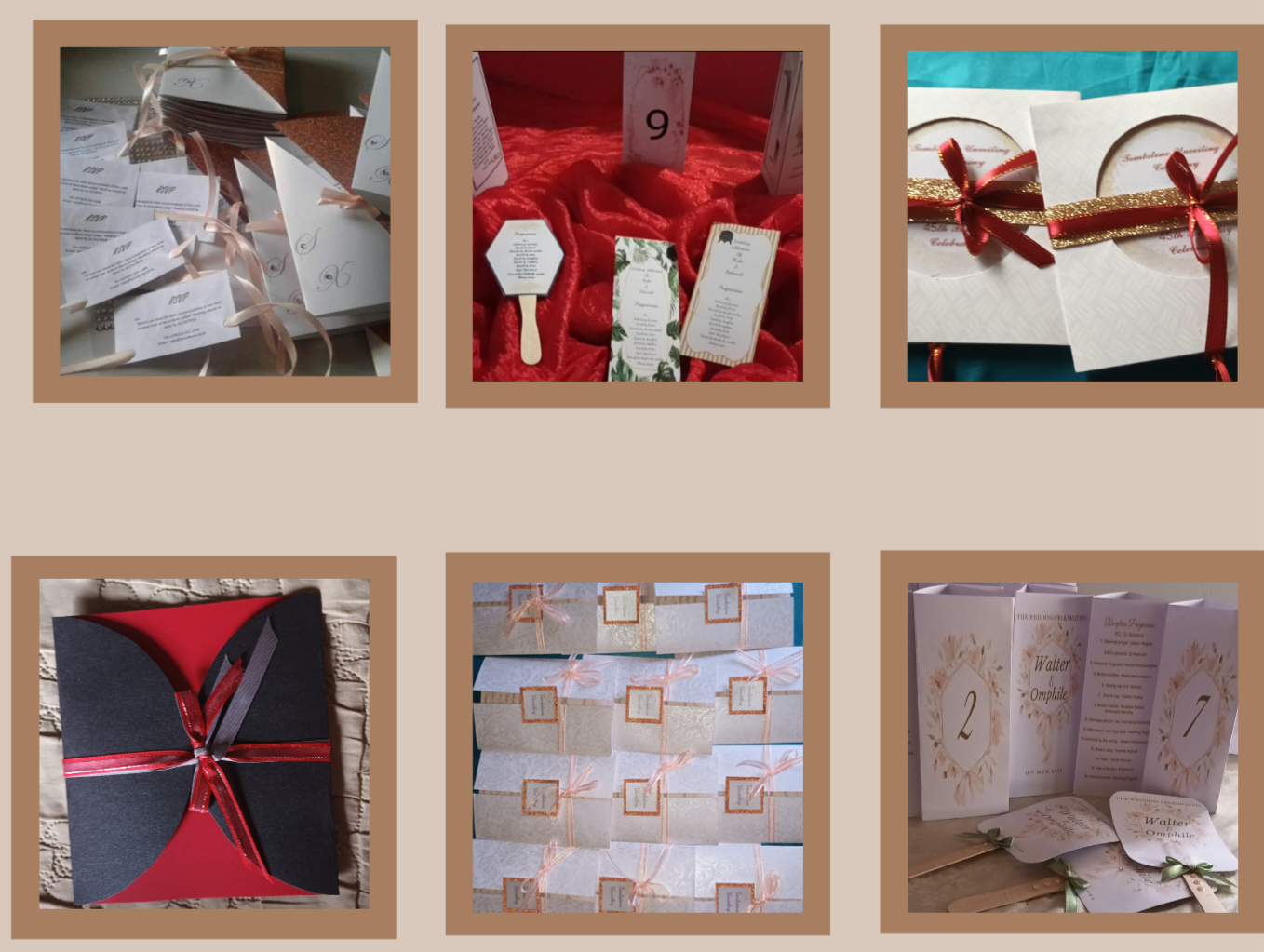 Events Stationery